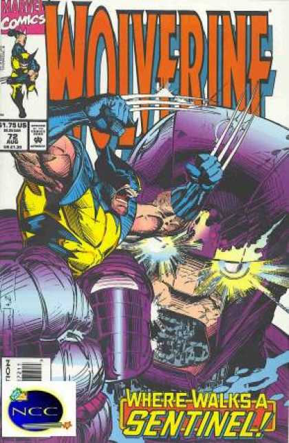 Wolverine 72 - Sword - Fire - Robot - Eyes - Horn