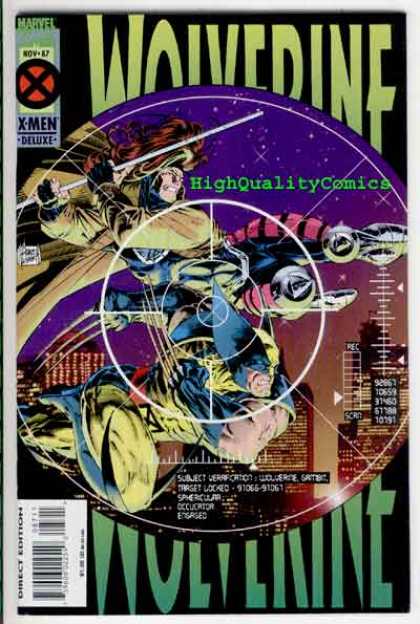 Wolverine 87 - High Quality Comics - Gambit - Crosshair - City - Night - Adam Kubert