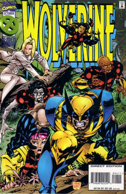 Wolverine 94 - Fighting - Fighting For Life - Escape - The Grimace - Out Of Here - Adam Kubert