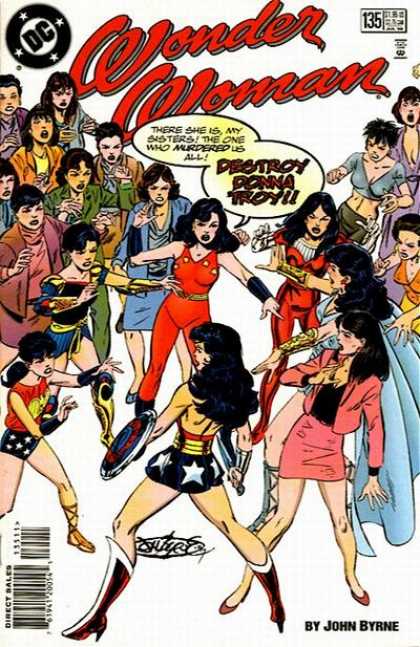 Wonder Woman (1987) 135 - Men - Women - Cartoons - Superheros - Costume - John Byrne
