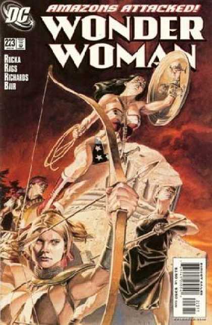 Wonder Woman (1987) 223 - Amazons Attacked - Ricka - Riss - Richards - Arrows - J Jones