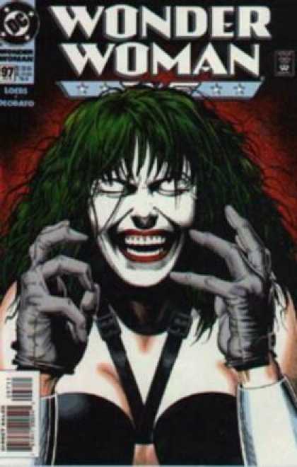 Wonder Woman (1987) 97 - Dollar Comics - Ghost - Direct Sales - Red Lips - Long Hair - Brian Bolland