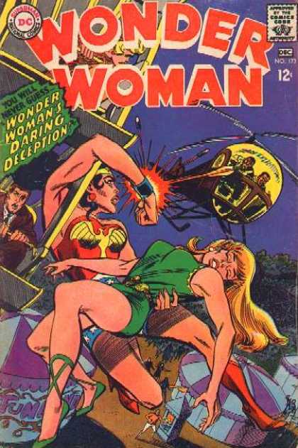 Wonder Woman 173 - Womder Womans Daring Deception - Helicopter - Watch - Women - Funfair - Carmine Infantino