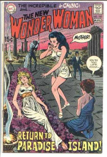 Wonder Woman 183 - I-ching - Women - Dresses - Greece - Man - Dick Giordano
