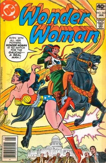 Wonder Woman 263 - Useless People - Bad Hero - Painfull Lady - White House - Flying In Air - Dick Giordano