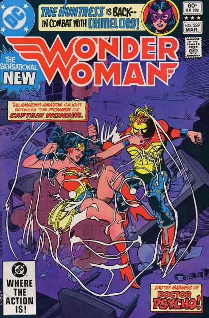 Wonder Woman 289 - The Sensational Story - Superwoman - Costumes - Battle - The Huntress Is Back - Dick Giordano, Gene Colan
