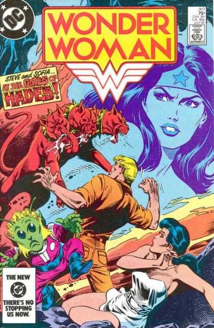 Wonder Woman 317 - Wonder Woman - Cerberus - Hades - Little Alien - Dc Comics - Eduardo Barreto