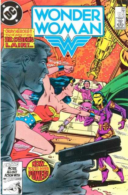 Wonder Woman 320 - Restraints - Dr Cyber - Mask - Supervillain Lair - Dc - Eduardo Barreto