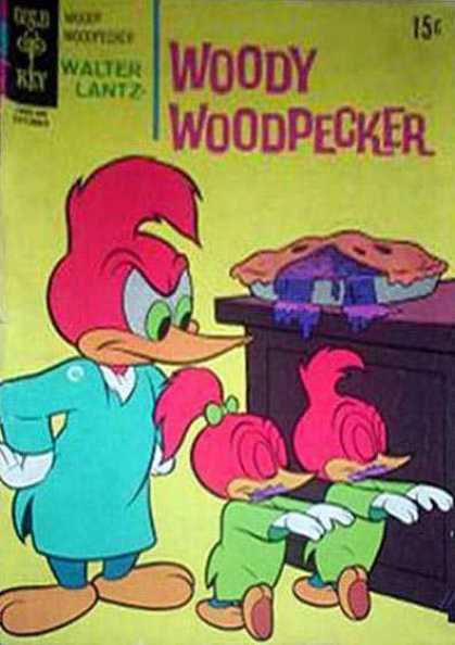 Woody Woodpecker - Gold Key Comics - Walter Lantz - Sleepwaking - Pie-eating Woody Woodpecker 113 - Woody Woodpecker - Gold Key Comics - Walter Lantz - Sleepwaking - Pie-eating