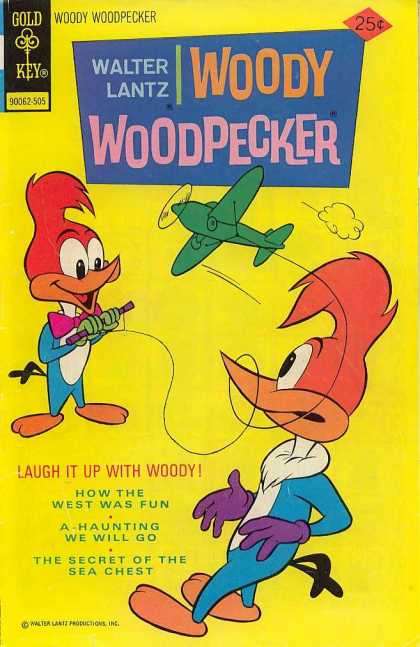 Aeroplane - 2 Woodpeckers - Rope - Laugh - Beak Rounded With Rope Woody Woodpecker 143 - Aeroplane - 2 Woodpeckers - Rope - Laugh - Beak Rounded With Rope