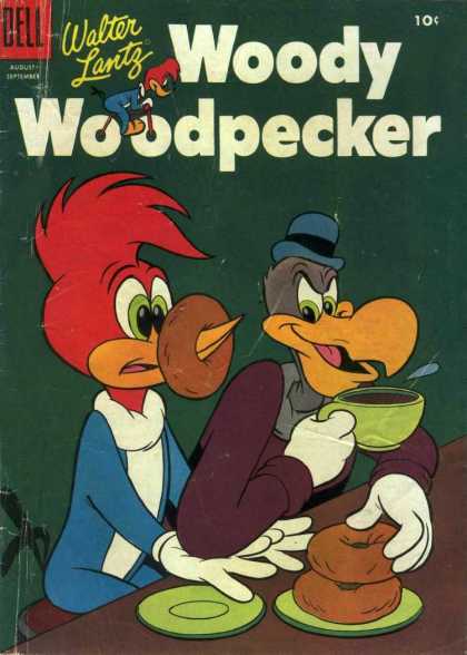 Woody Woodpecker 32 - Hawk - Bagel - Coffee - Beak - Elbow