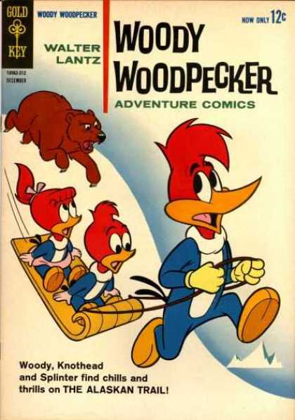 Walter Lantz - Adventure Comics - Woodpeckers - Bear - Snow Woody Woodpecker 78 - Walter Lantz - Adventure Comics - Woodpeckers - Bear - Snow