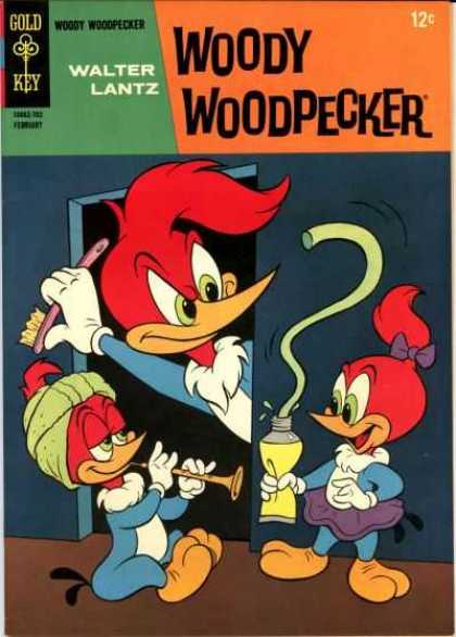 Toothbrush - Toothpaste - Gold Key - 12 Cents - Walter Lantz Woody Woodpecker 95 - Toothbrush - Toothpaste - Gold Key - 12 Cents - Walter Lantz