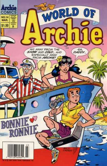 World of Archie 14 - Bonnie Ronnie - Boat - Palm Tree - Veronica - Captain