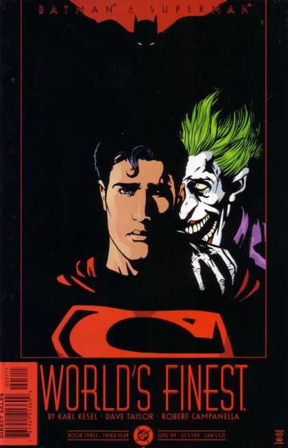 World's Finest (1999) 3 - Joker - Batman - Superman - Superhero - Green Hair