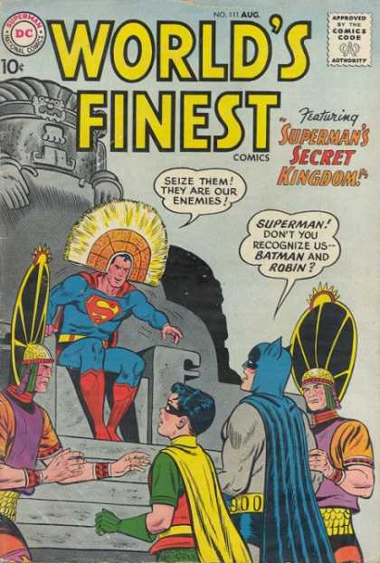 World's Finest 111 - Super Man - Dc Comics - Batman - Robin - Aztec
