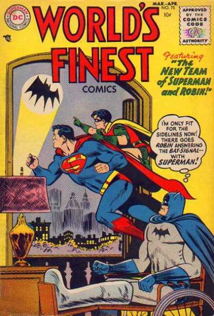 World's Finest 75 - Batman - Bat-signal - Superman - Robin - Dc