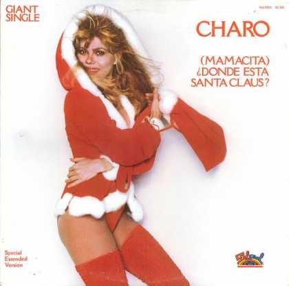 Worst Xmas Album Covers - Charo's giant single