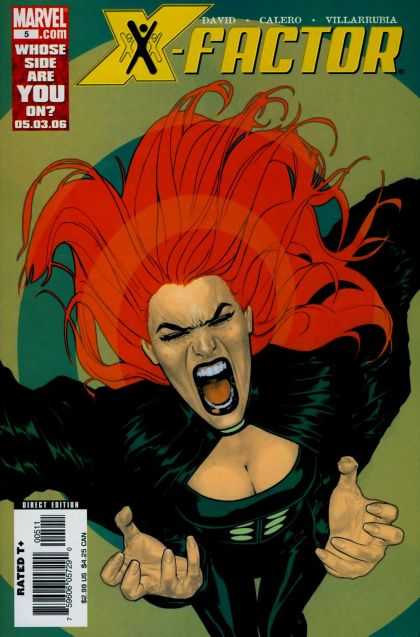 X-Factor (2005) 5 - Red Hair - Black Dress - Black Lipstick - Screeming - Rage