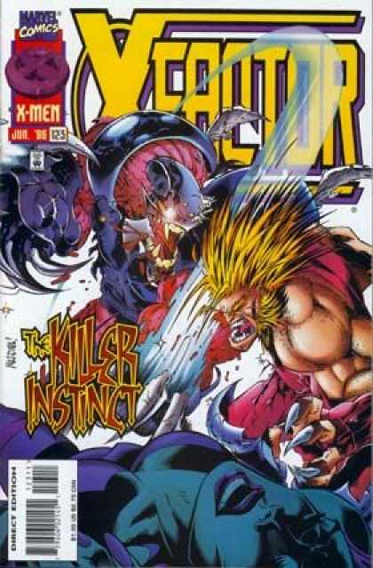 X-Factor 123 - Mutant - Sabertooth - Healing Factor - Alien - Hand To Hand Combat