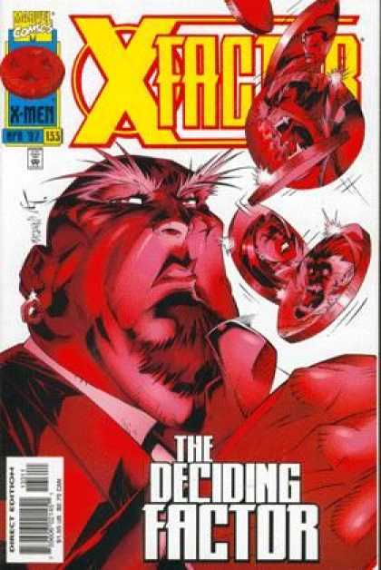 X-Factor 133 - The Deciding Factor - Red Face - Big Eyebrows - X-men - Beard