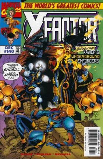 X-Factor 140 - Marvel - Marvel Comics - Enforcers - Superheroes - Shard - Duncan Rouleau, Jaime Mendoza
