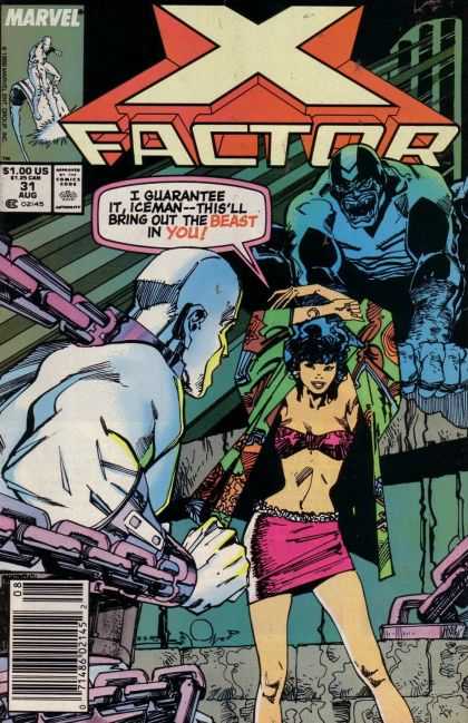 X-Factor 31 - Monster - Darkness - Woman - Bikini - Robot - Walter Simonson