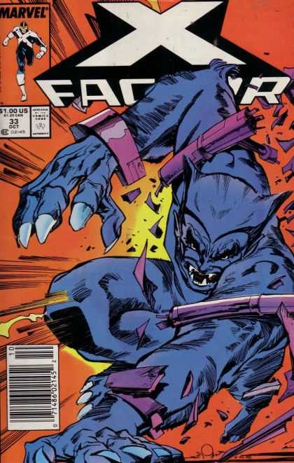 X-Factor 33 - Beast - Smash - Robotics - Restraints - Nails - Walter Simonson