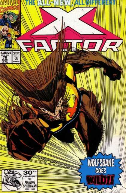 X-factor - Wolfsbane Goes Wild - I Have More Hair Than Your Boyfriend - Dont You Wish Your Girlfriend Was Hot Like Me - Here I Come - Larry Stroman X-Factor 76 - X-factor - Wolfsbane Goes Wild - I Have More Hair Than Your Boyfriend - Dont You Wish Your Girlfriend Was Hot Like Me - Here I Come - Larry Stroman