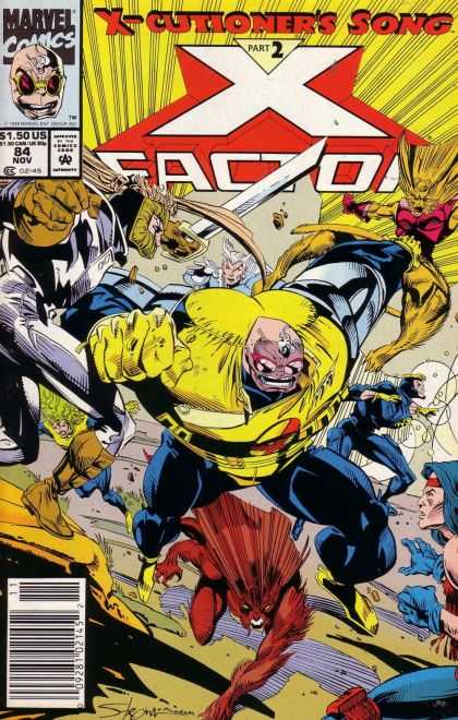 Marvel Comics - Sword - Weapon - Destruction - Part 2 - Larry Stroman X-Factor 84 - Marvel Comics - Sword - Weapon - Destruction - Part 2 - Larry Stroman
