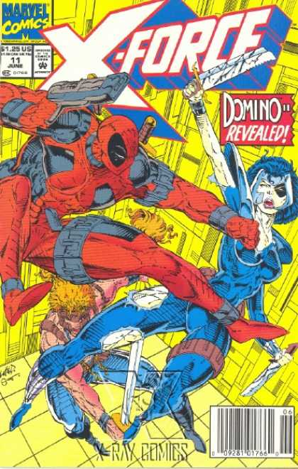 X-Force 11 - Deadpool - Domino - Marvel - Marvel Comics - Xforce - Clayton Crain, Rob Liefeld