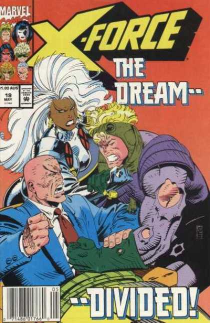 X-Force 19 - Storm - Professor X - Marvel - Comics Code - The Dream - Greg Capullo