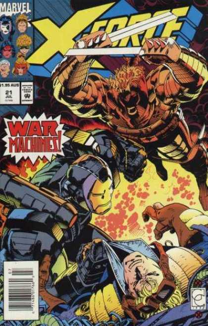 X-Force 21 - Fight - Marvel - Marvel Comics - War Machines - Xforce - Greg Capullo
