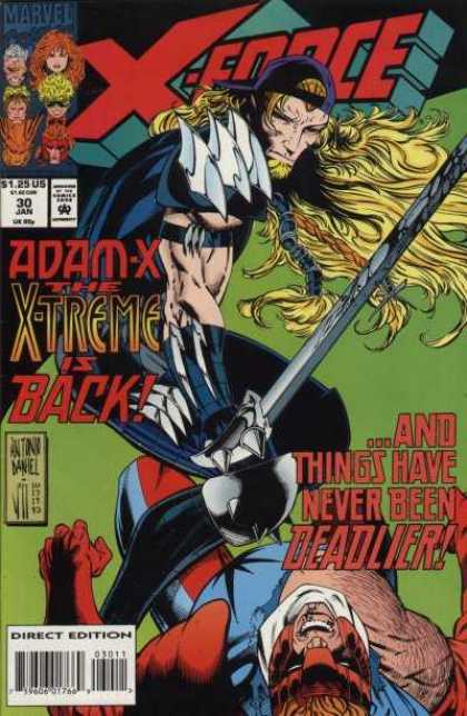 X-Force 30 - Marvel Comics - Adam-x - X-treme - Deadlier - Mutant