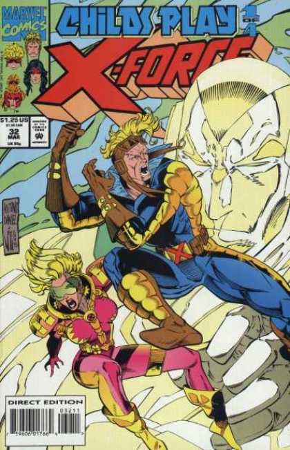 X-Force 32 - Marvel - Marvel Comics - Childs Play - Xforce - Fight
