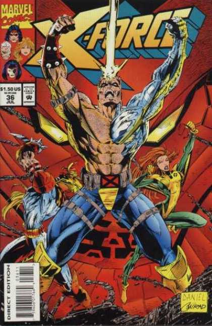 X-Force 36 - Cable - Marvel - Marvel Comics - Xforce - Fight - Kevin Conrad
