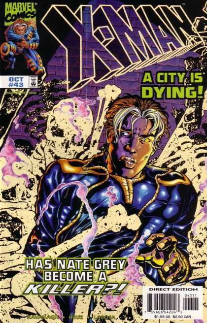 X-Man 43 - Mutant - Marvel Comics - City - Costume - Nate Grey - Bud LaRosa