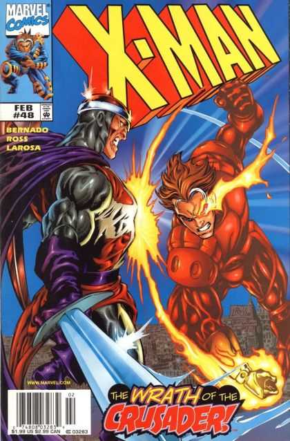 X-Man 48 - Feb 48 - Approved By The Comics Code Authority - Marvel Comics - Bernado - Larosa - Bud LaRosa