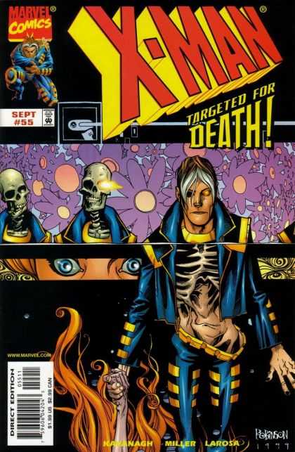 Marvel - Skeletons - Costume - Blue Eyes - Targeted For Death X-Man 55 - Marvel - Skeletons - Costume - Blue Eyes - Targeted For Death