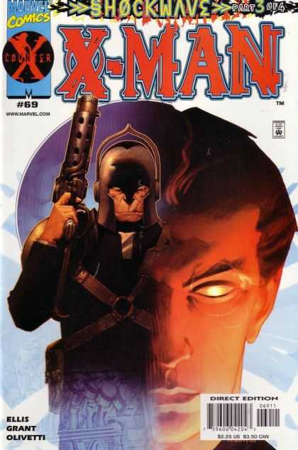 Comics - X Counter - Ellis Grant Olivetti - Marvel - Shok Wave X-Man 69 - Comics - X Counter - Ellis Grant Olivetti - Marvel - Shok Wave