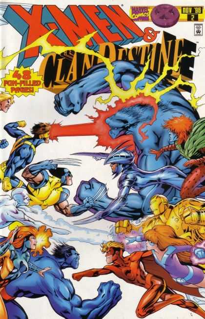 X-Men & Clandestine 2 - Fist - Lighting - Laser - Wolverine - 48