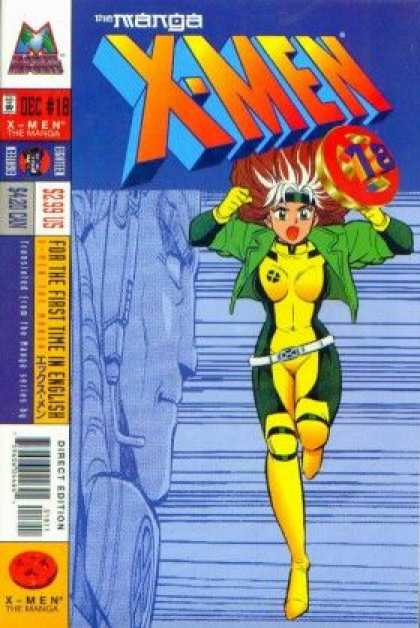 X-Men: Manga 18 - Japanese Comic - 18 - Woman In Green - Steps - Mans Face