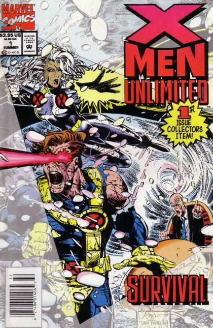 X-Men Unlimited 1 - Men - Unlimited - Collectors Item - Survival - Rocks - Chris Bachalo, Pat Lee