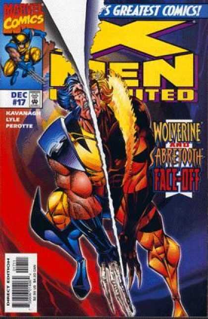 X-Men Unlimited 17 - Marvel Comics - Dec 17 - Wolverine - Sabretooth - Face-off