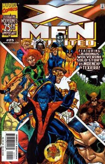 X-Men Unlimited 25 - Marvel Comics - Wolverine - Moench - Texiera - Green Suit