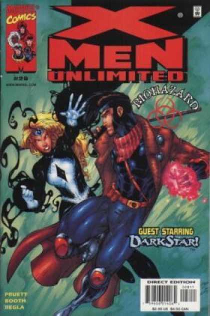 X-Men Unlimited 28 - Gambet - Rouge - Cyclops - Logo - Serial Number