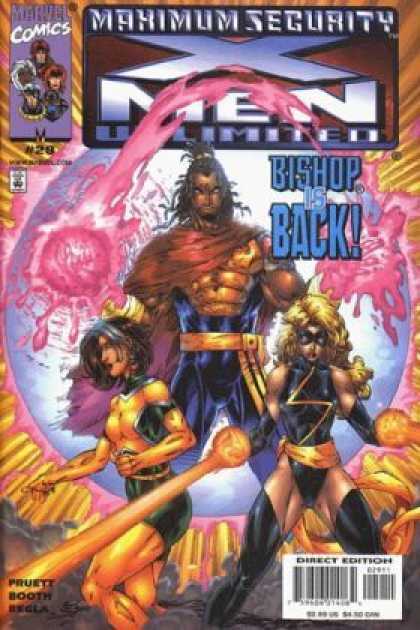 X-Men Unlimited 29 - Maximum Security - Bishop Is Back - Pruett - Booth - Begla
