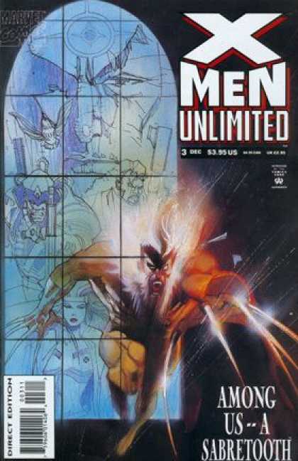 X-Men Unlimited 3 - Window - Arch - December - Sabretooth - Marvel - Bill Sienkiewicz, Pat Lee