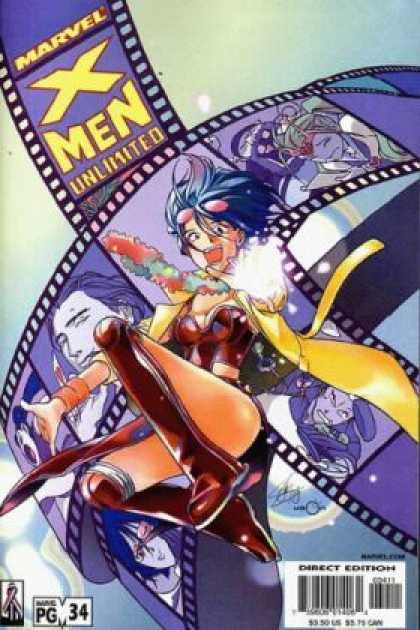 X-Men Unlimited 34 - Marvel - Movie Ribbon - Girl - Yellow Jacket - Googles