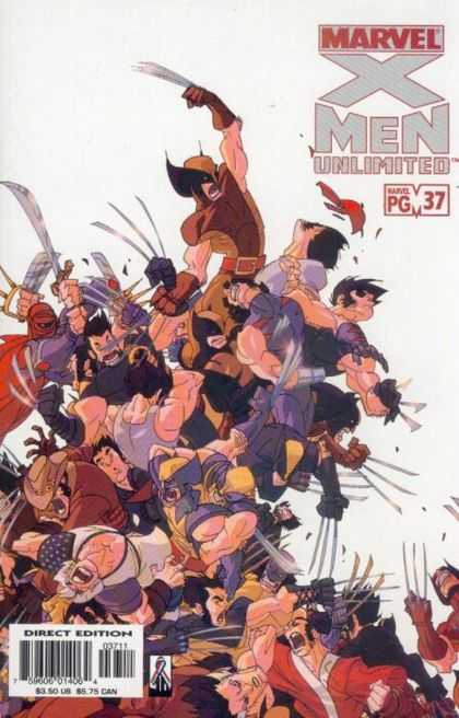 X-Men Unlimited 37 - Sword - Marvel - Men - Masks - Crowd - Skottie Young